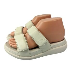 FitFlop F-Mode Go Adjustable‎ Two-Bar Slides Womens 5 Paris Beige Comfort